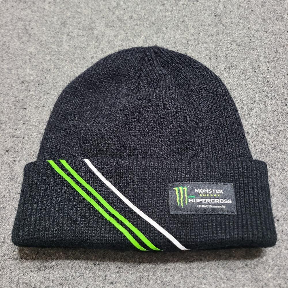 Monster Energy Hat Cap Beanie Adult Winter AMA Supercross World Championship